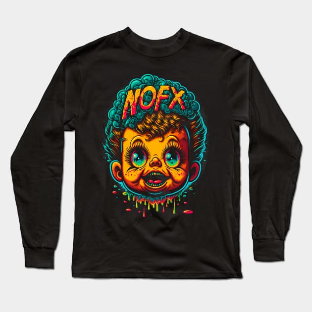 NOFX --- Original VinTagE StyLe Fan DesIGn Long Sleeve T-Shirt by unknown_pleasures